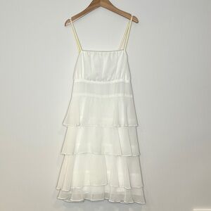 UN DEUX TROIS Ivory Party/Occasion Dress